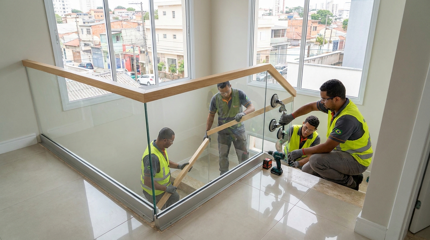 Instalação de Guarda-Corpo